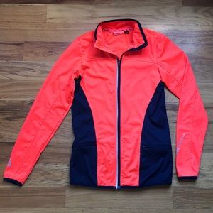 NWOT Orange & Navy Track/Running Jacket